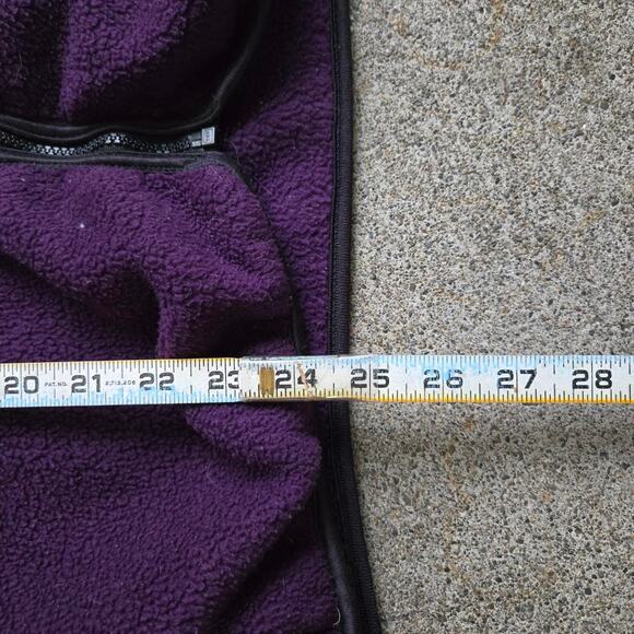 Vtg 80s 90s R.E.I. REI Co Op Plain Earthtone Outdoors Zip Up Fleece Vest Lg Fit - Picture 6 of 6